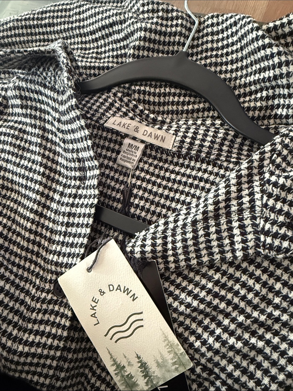 100% Cotton Checked Button-Up Shirt